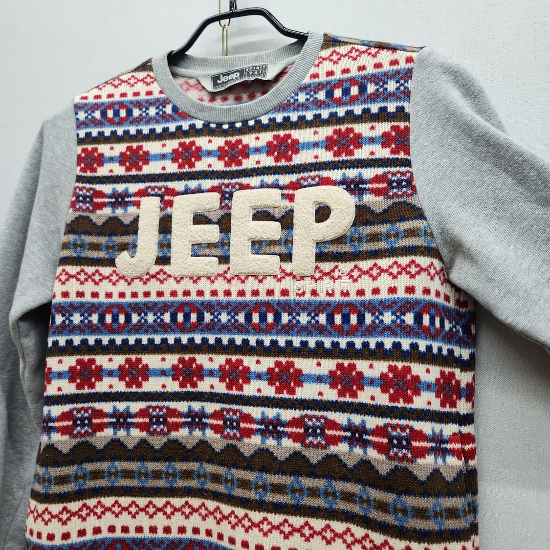 JEEP 지프 노르딕 패턴 맨투맨 M 상품이미지2