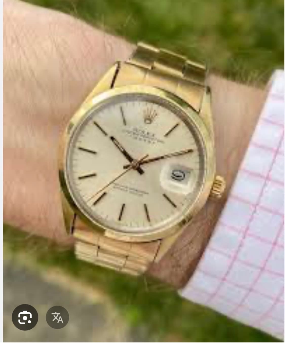 롤렉스 로렉스 1550 오이스터 데이트 캡골드 골드쉘 상품이미지10