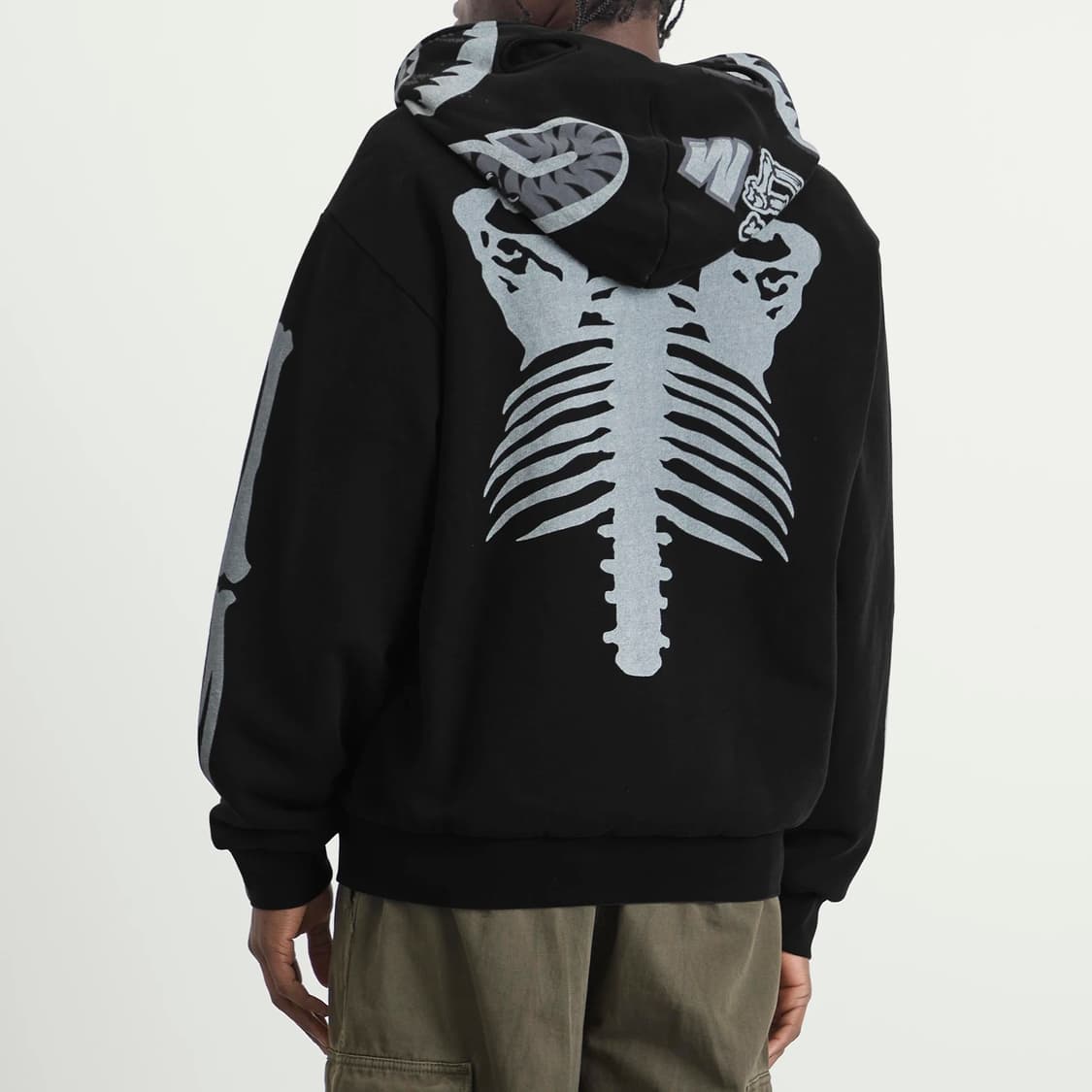 베이프 스켈레톤 샤크 후드집업 상품이미지3