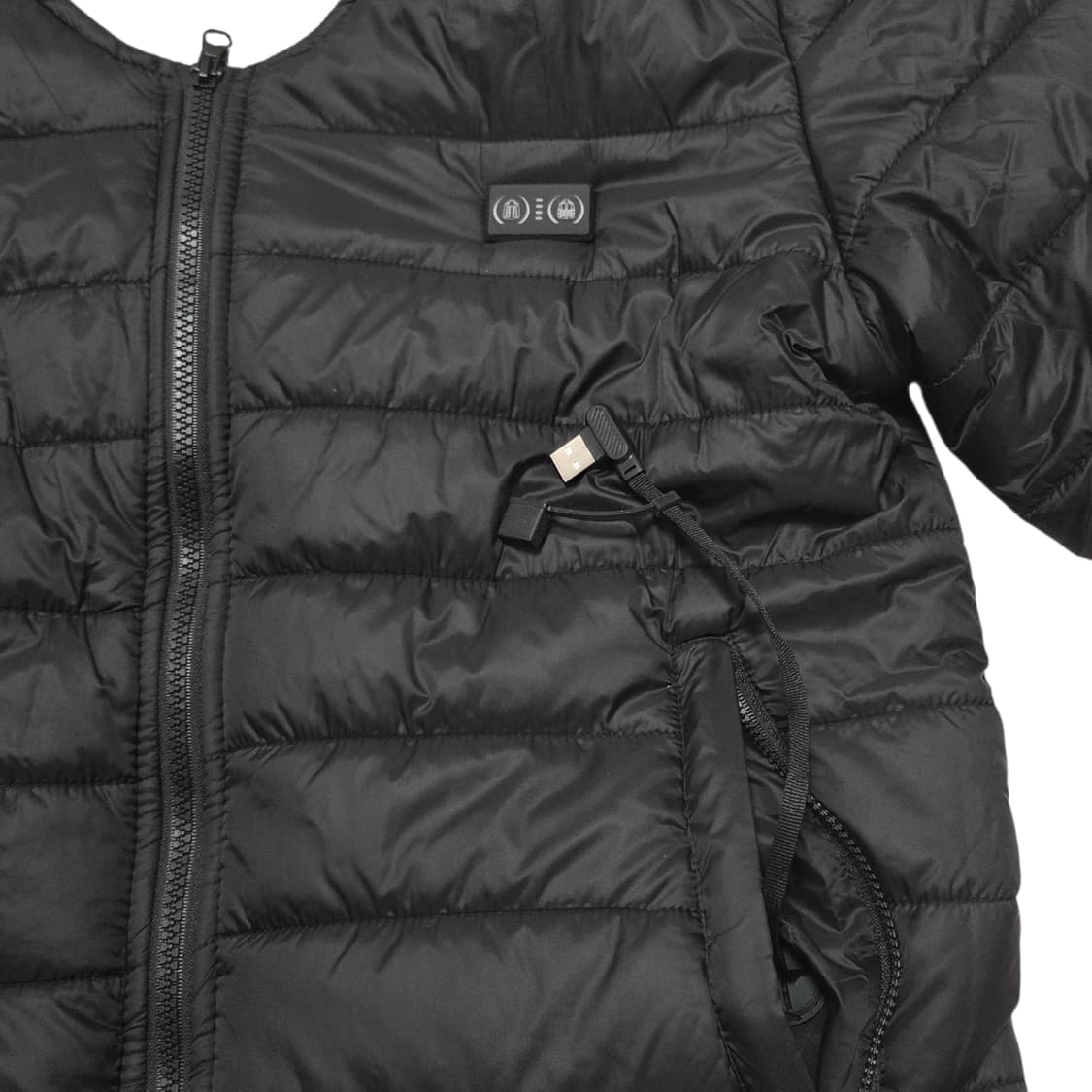 블랙 스마트 발열 패딩 상품이미지2