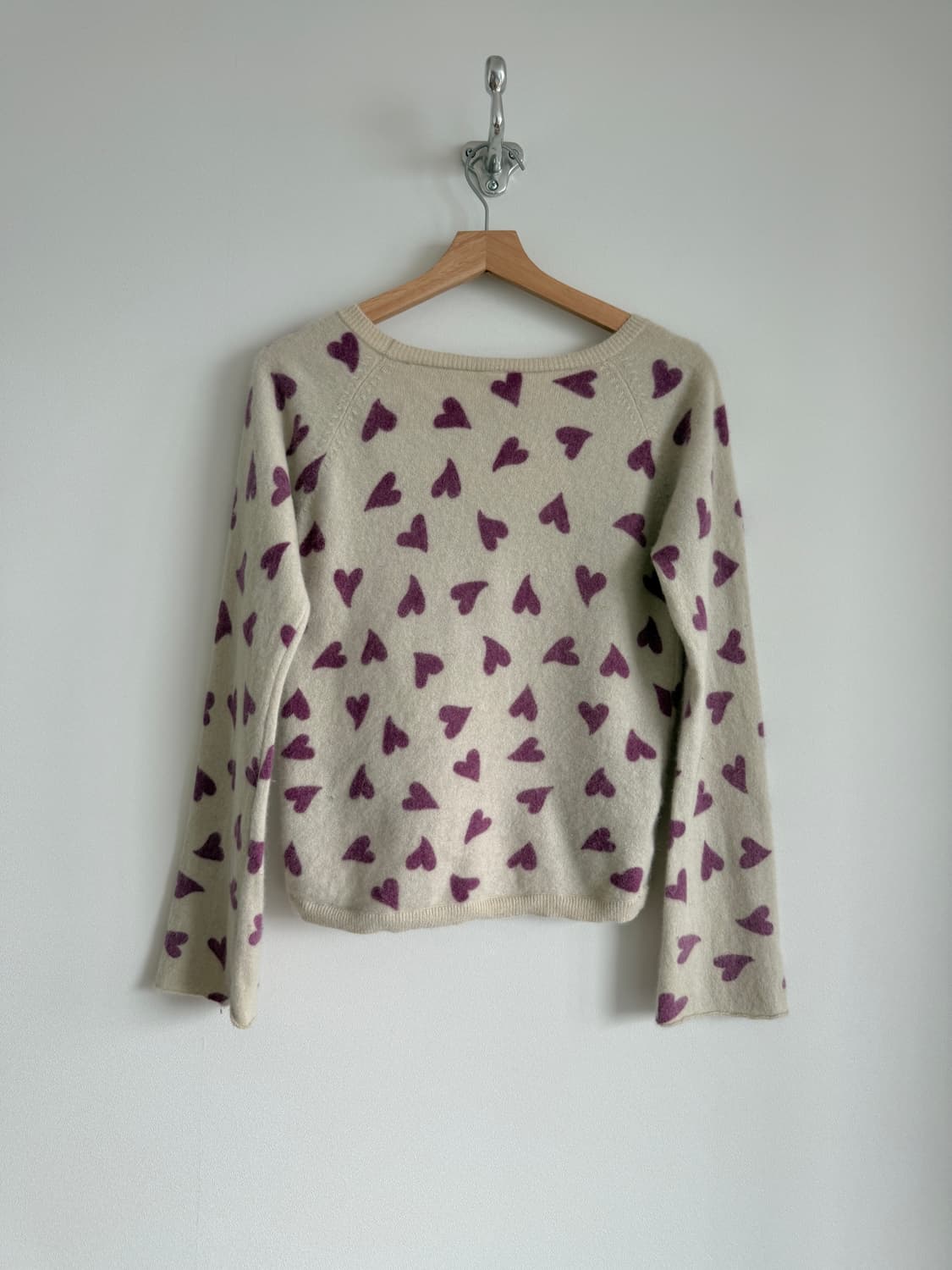 Pre owned 울&앙골라 하트 가디건 상품이미지5
