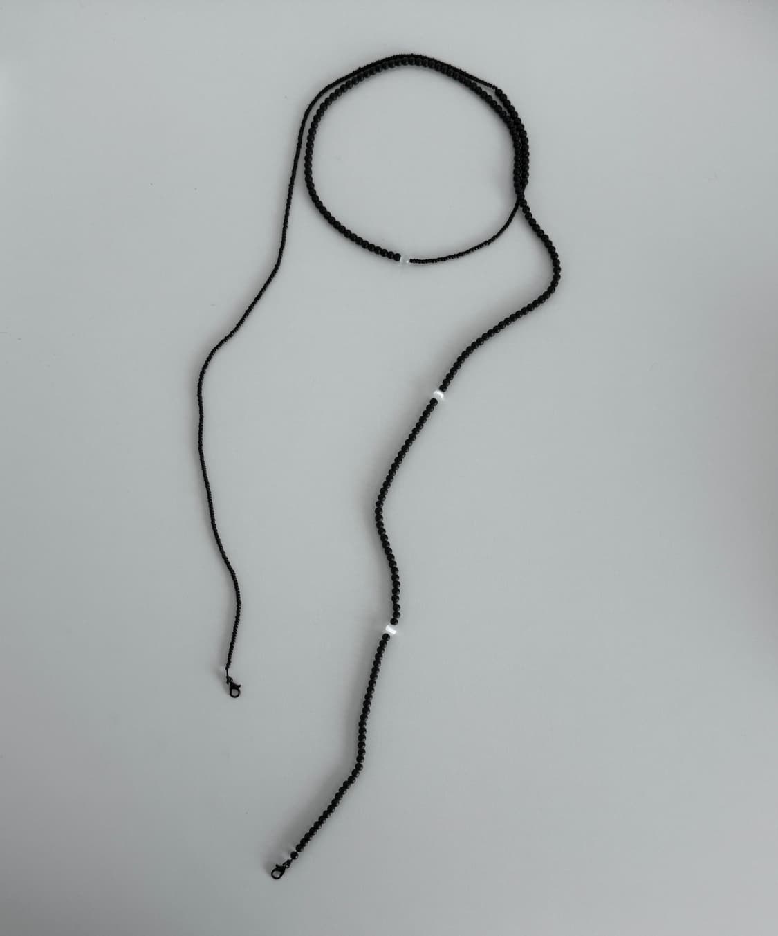 Made 블랙 롱 스카프 목걸이 상품이미지1