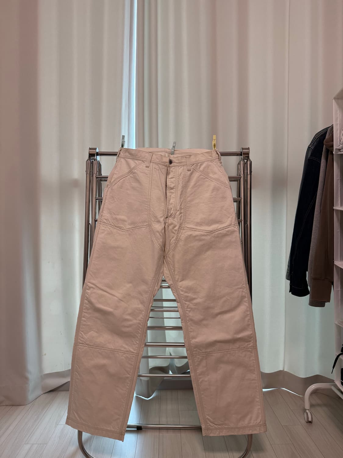 프리휠러스 Lot 102 overalls Raw white 34 상품이미지1