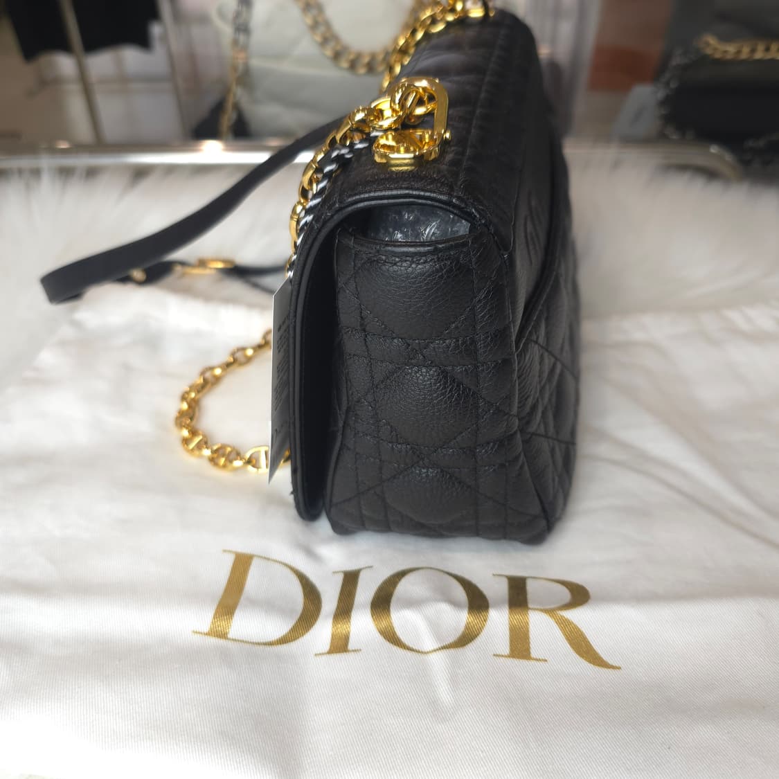 [정품/중고] 디올 까로 미디엄 백 상품이미지5