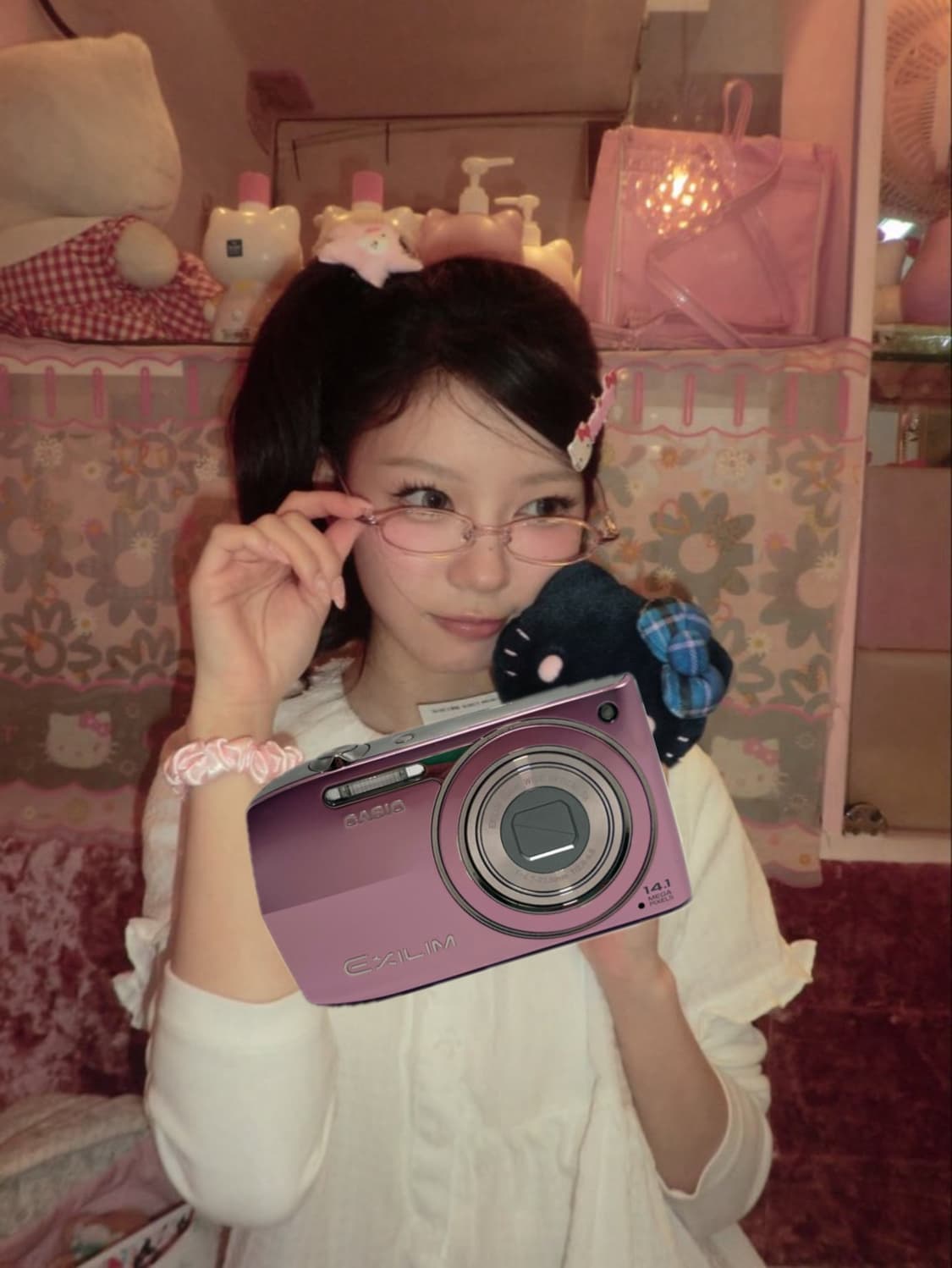 (아일릿모카/풀박스) 카시오 z2300 핑크색 상품이미지1