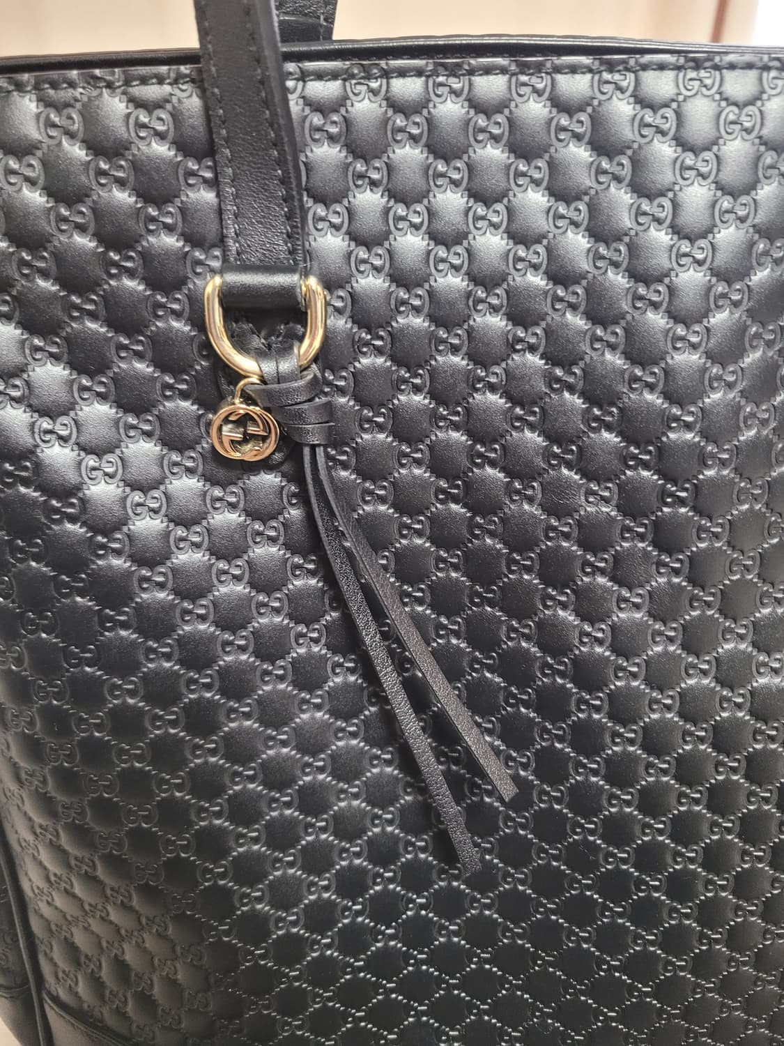 구찌 마이크로시마 토트백 숄더백 상품이미지3