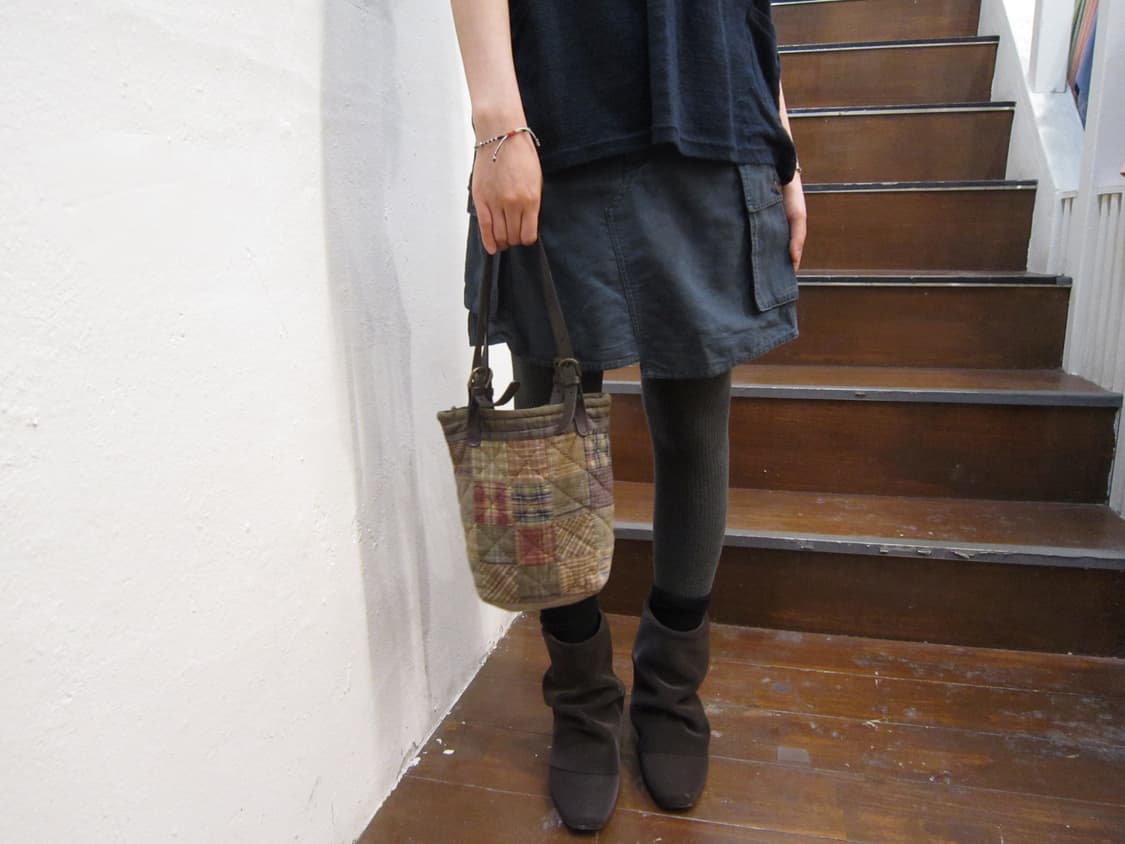 빈티지 라운드넥 니트 네이비 상품이미지6