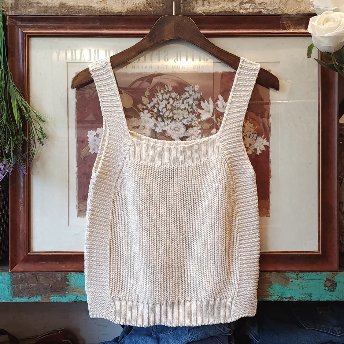 마시모두띠 민소매 나시 뷔스티에 화이트 이탈리아 제조 xs 상품이미지2