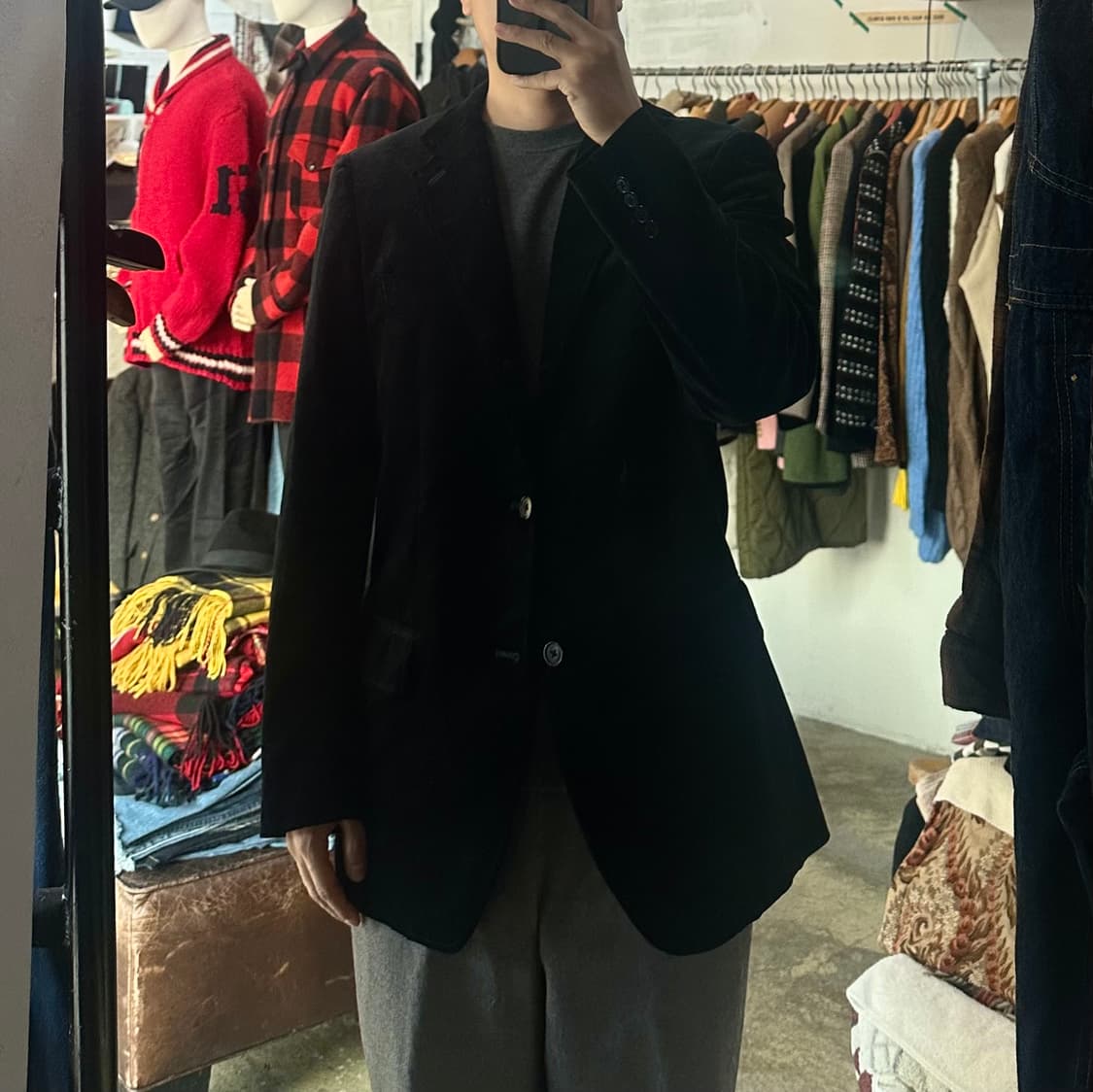 (착용컷) 유니클로 코듀로이 블레이져 (남성용 103) 상품이미지3