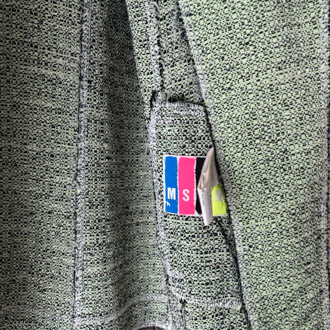 MSGM 그린 트위트 베스트 38사이즈 상품이미지5