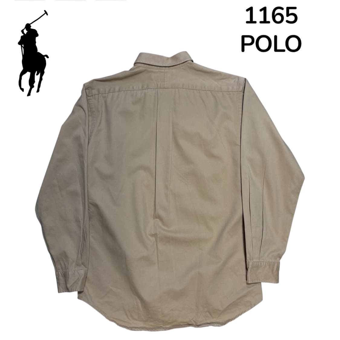 폴로 레드 포니 커스텀핏 베이지 신형 셔츠 M 상품이미지3