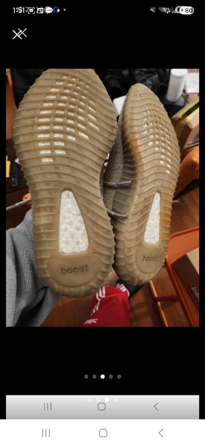 이지부스트 350 V2 슬레이트 코어블랙 275 팝니다 상품이미지3