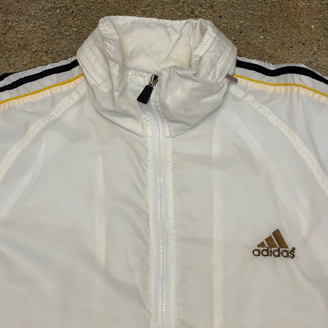레어 90s USA 빈티지 아디다스 빅삼선 바람막이 상품이미지4