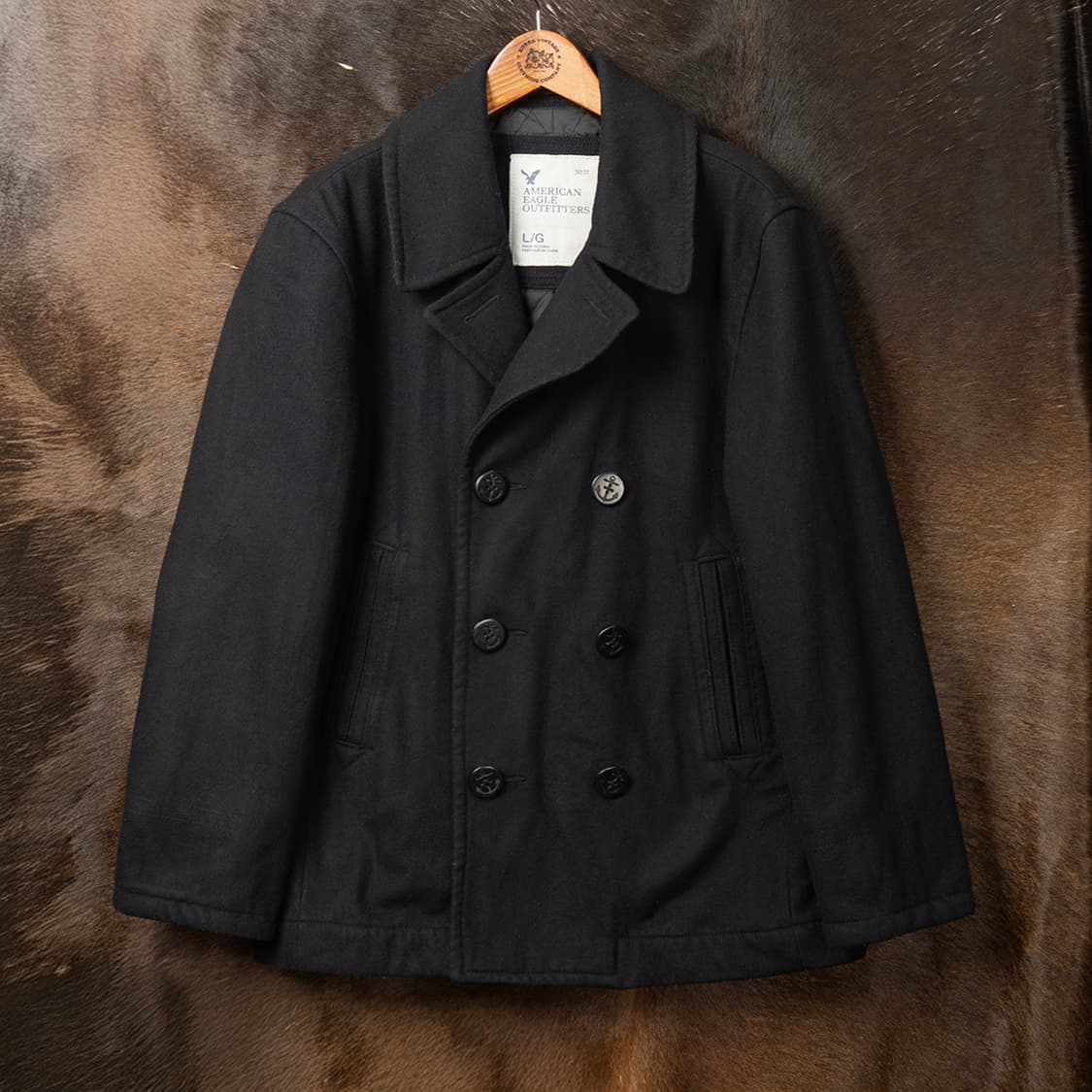 [105] 00s 아메리칸 이글 울 블렌드 미해군 피코트  상품이미지1