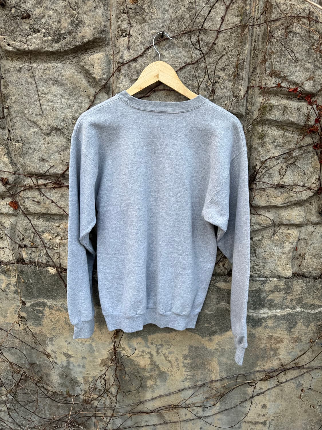 디즈니 헤인즈 빈티지 미키 프린팅 스웻 셔츠 맨투맨 그레이 상품이미지2