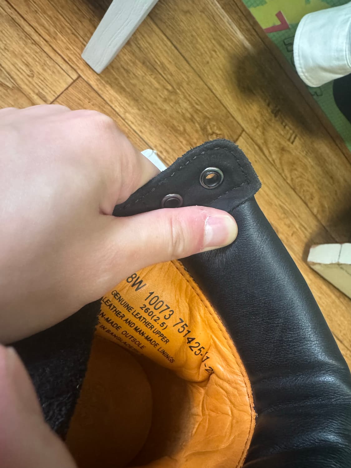 팀버랜드 프리미엄 6인치 방수 부츠 블랙 260 상품이미지4