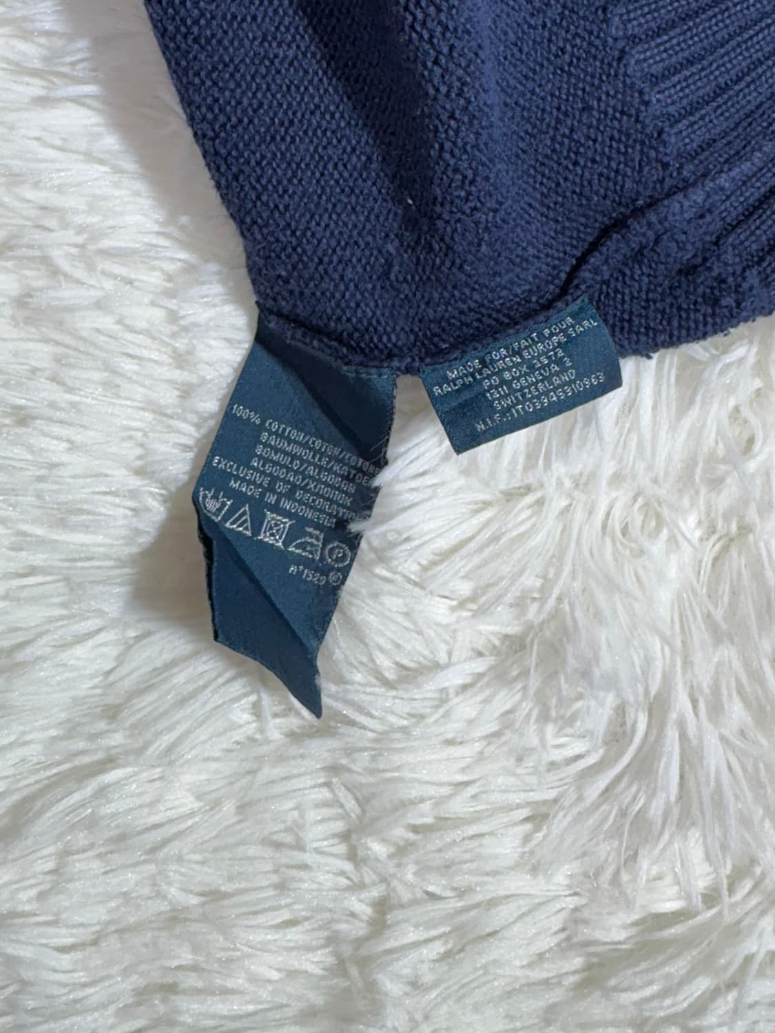 폴로 랄프로렌 네이비 포니 라운드 니트  상품이미지8