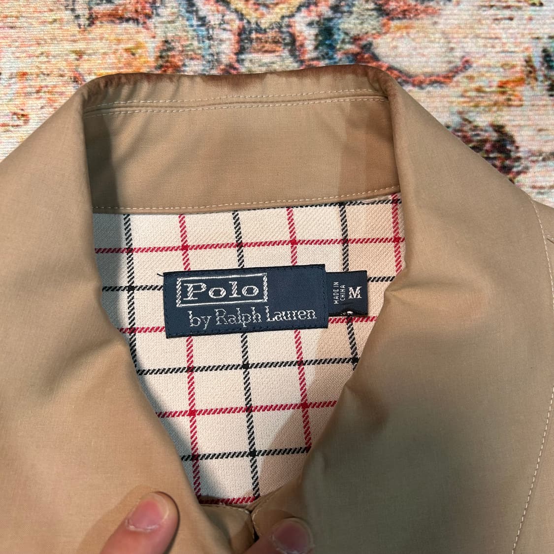 [L] 00s 폴로 랄프로렌 심실링 레인 필드코트 상품이미지5