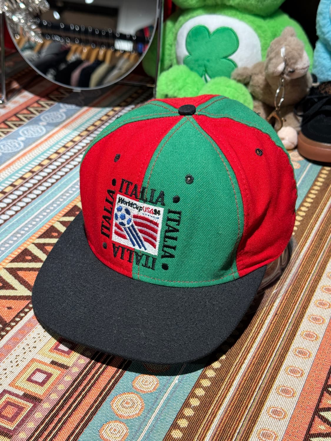 NUTMEG 1994 이탈리아 USA 월드컵 빈티지 볼캡 상품이미지1