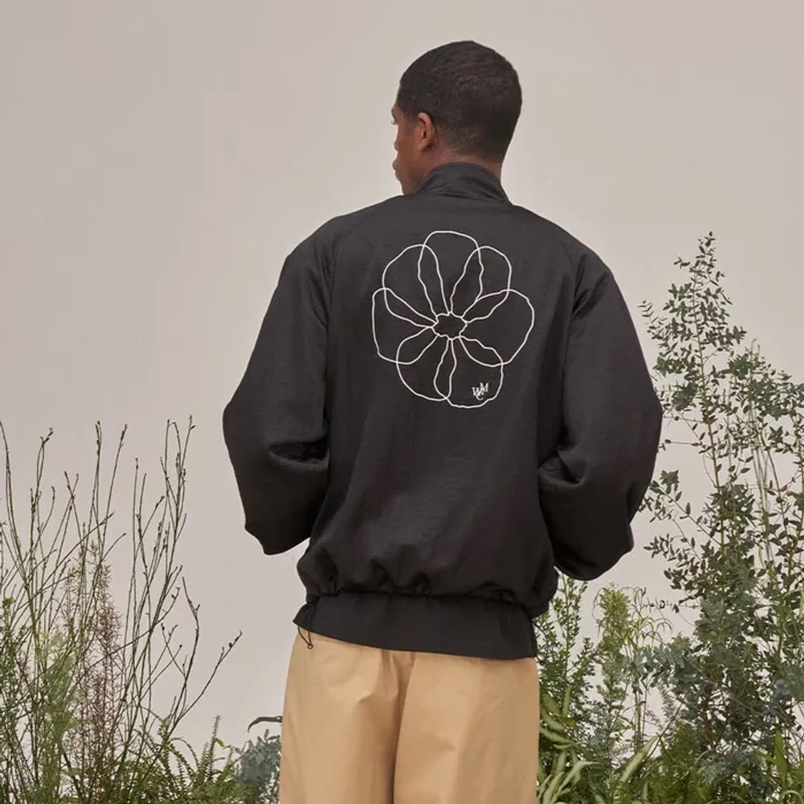 23SS WMC 나일론 플라워 블루종 상품이미지3