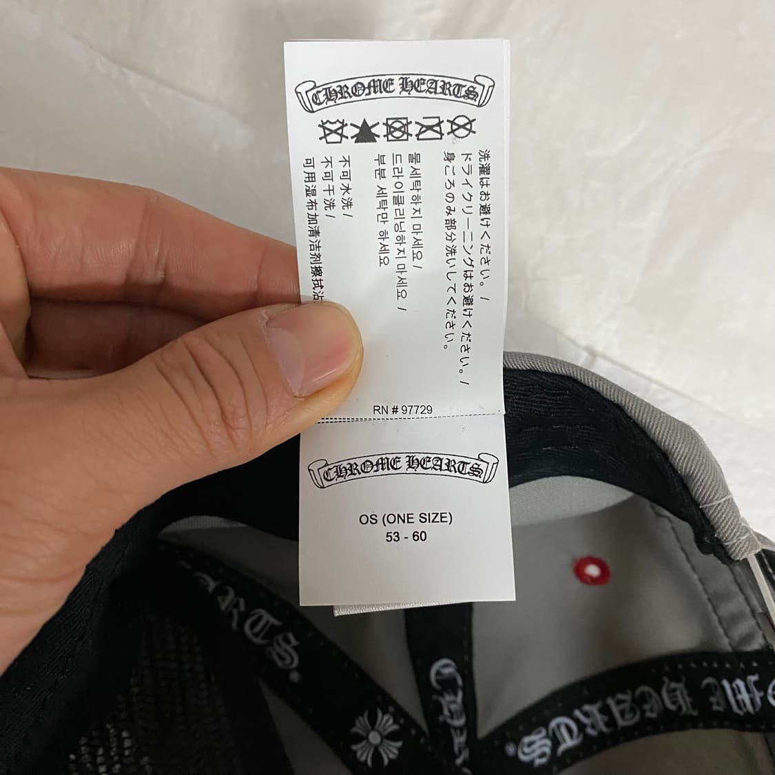[Free] 크롬하츠 가스스테이션 모자 캡 그레이 상품이미지8