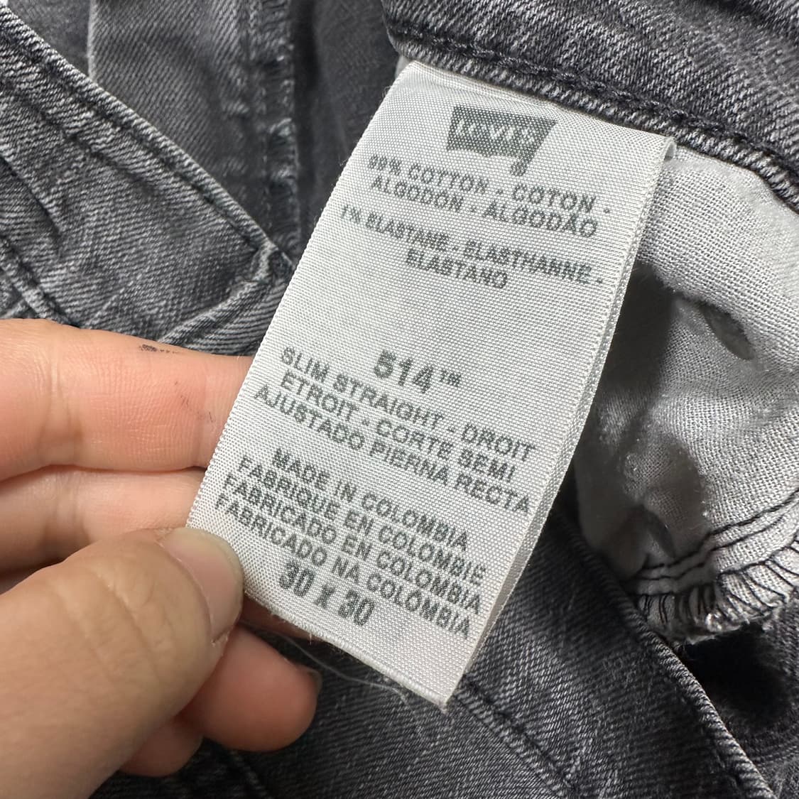 ✨ (바배) 리바이스 514 슬림 스트레이트 데님 팬츠 상품이미지5