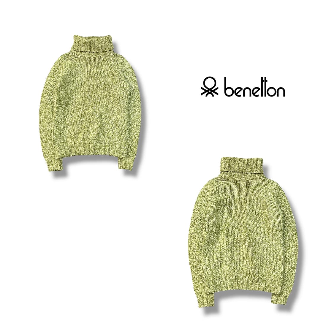  베네통 터틀넥 니트 y14404 상품이미지1