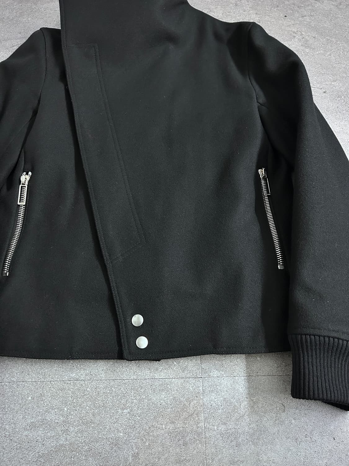 디올 옴므 09fw 비대칭 울 자켓 상품이미지5