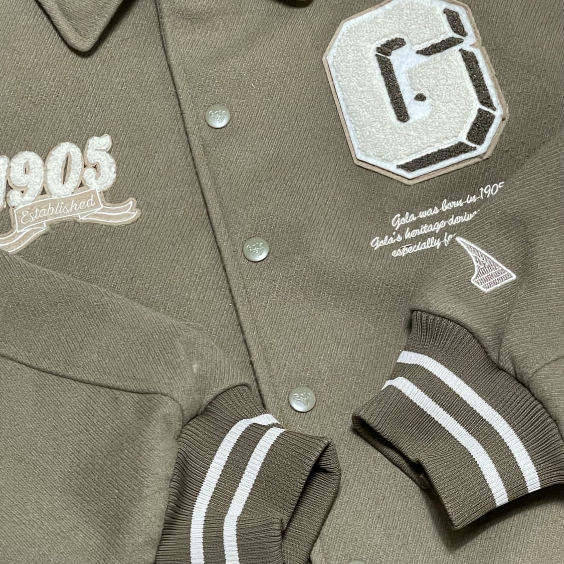 [M] Gola 클래식 바시티 자켓 상품이미지3