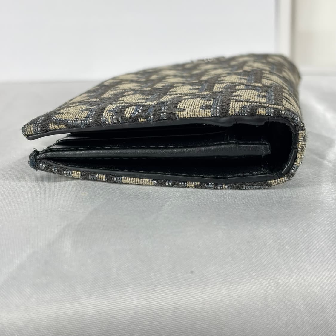 (풀박스,정품)디올 오블리크 자카드 장지갑 상품이미지8