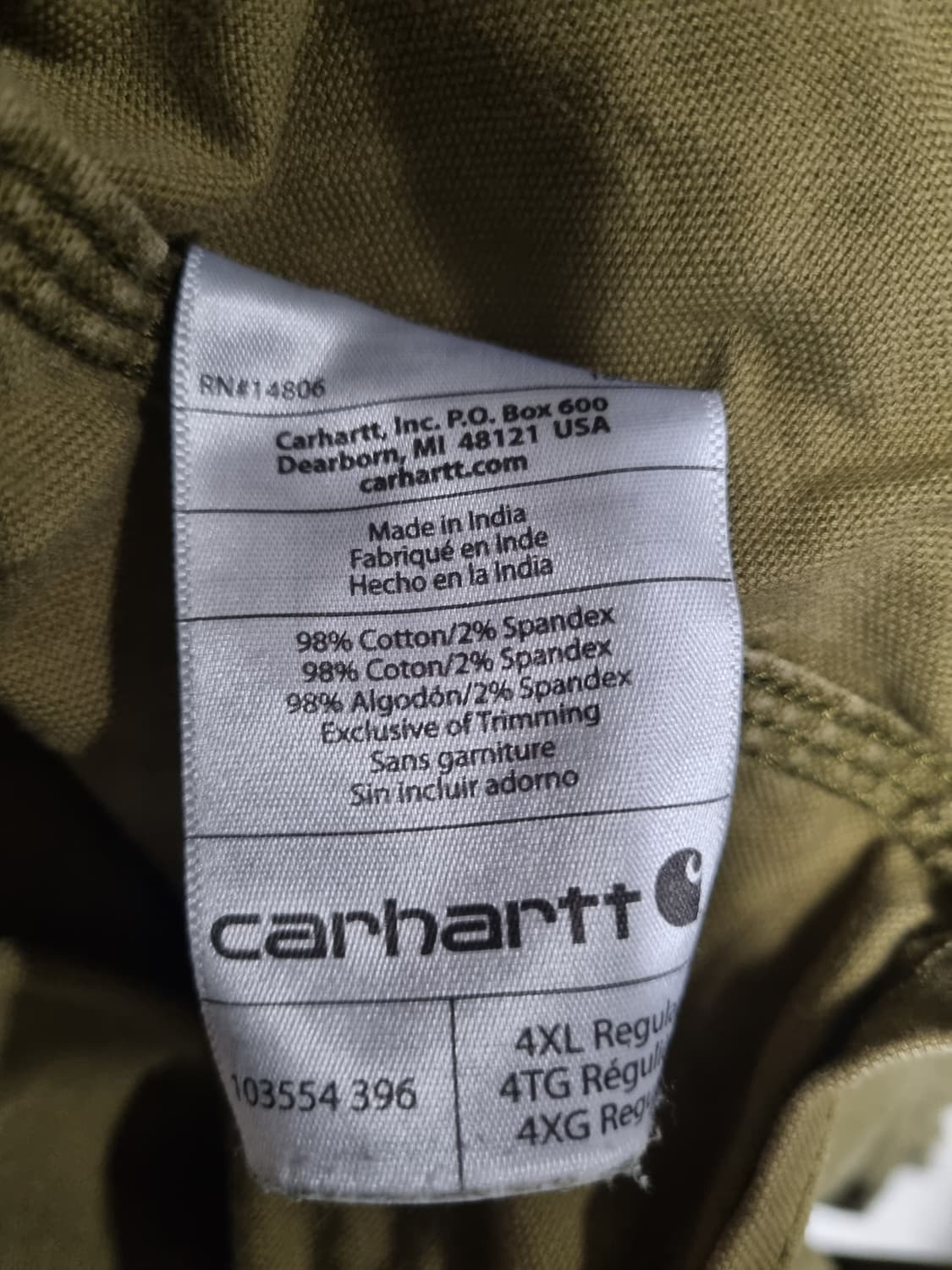 칼하트 남성 셔츠  상품이미지3