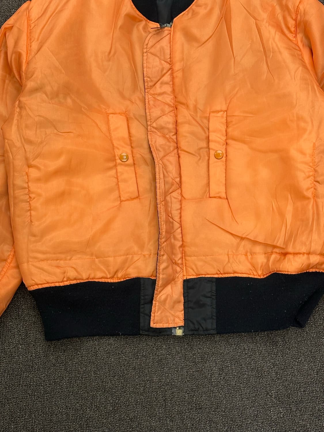 XL)American vintage 리버시블 MA-1 항공점퍼 상품이미지5