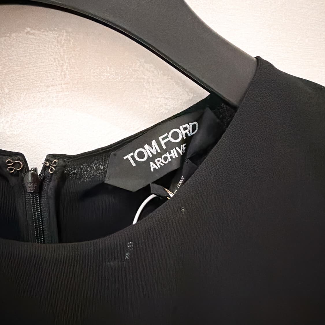 (정품/새상품) TOM FORD 톰 포드 여성 블랙 미니 드레스 상품이미지2