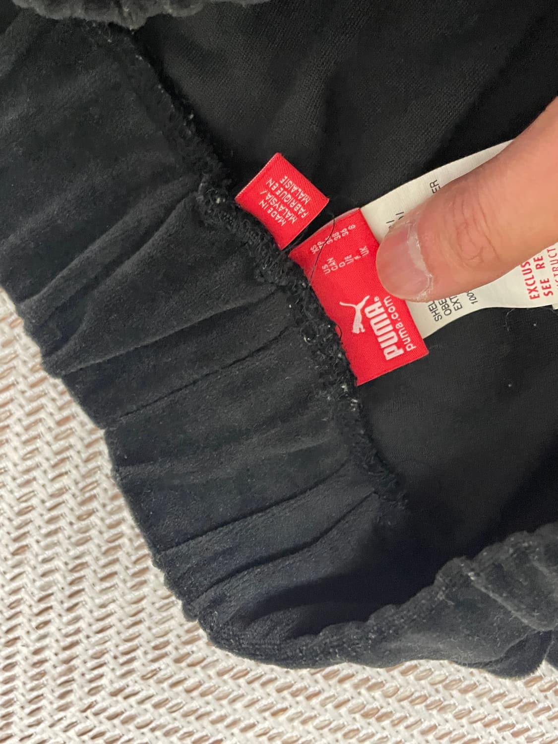 퓨마 벨루어 벨벳 플레어 핏 트랙팬츠  J03233 상품이미지5