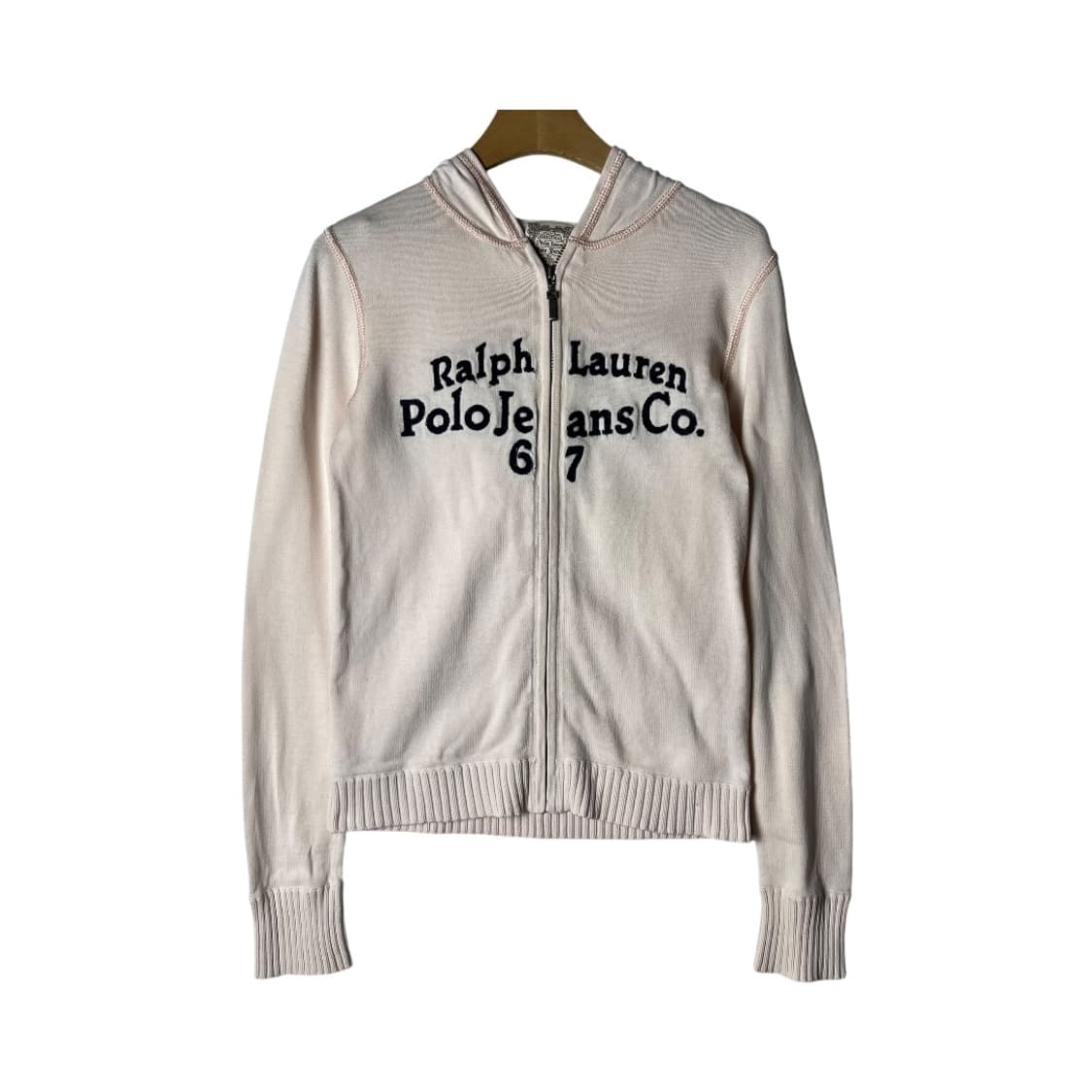 [Polo Jeans] 폴로진스 코튼 니트 후드집업 상품이미지1