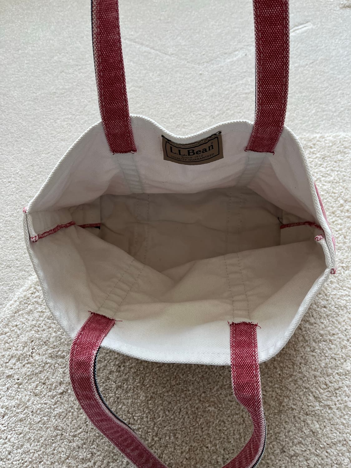 90s L.L.Bean Boat & Tote Bag (롱핸들) 상품이미지6