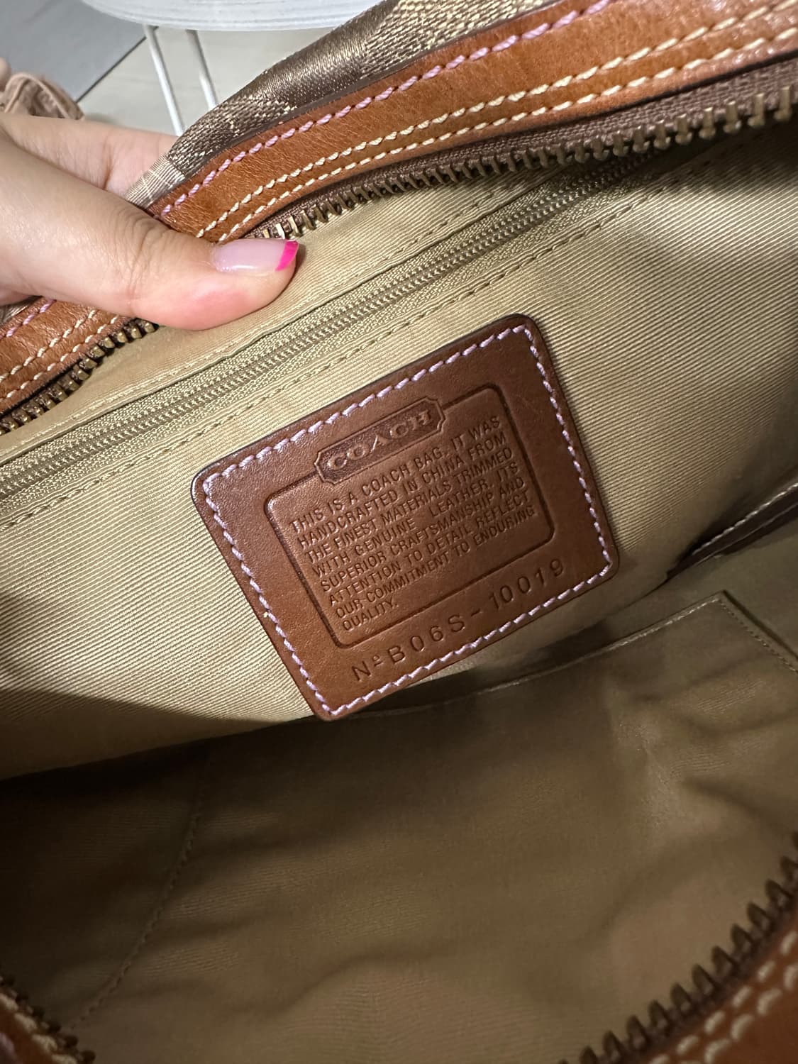 코치 빈티지 패치워크 호보백 상품이미지5