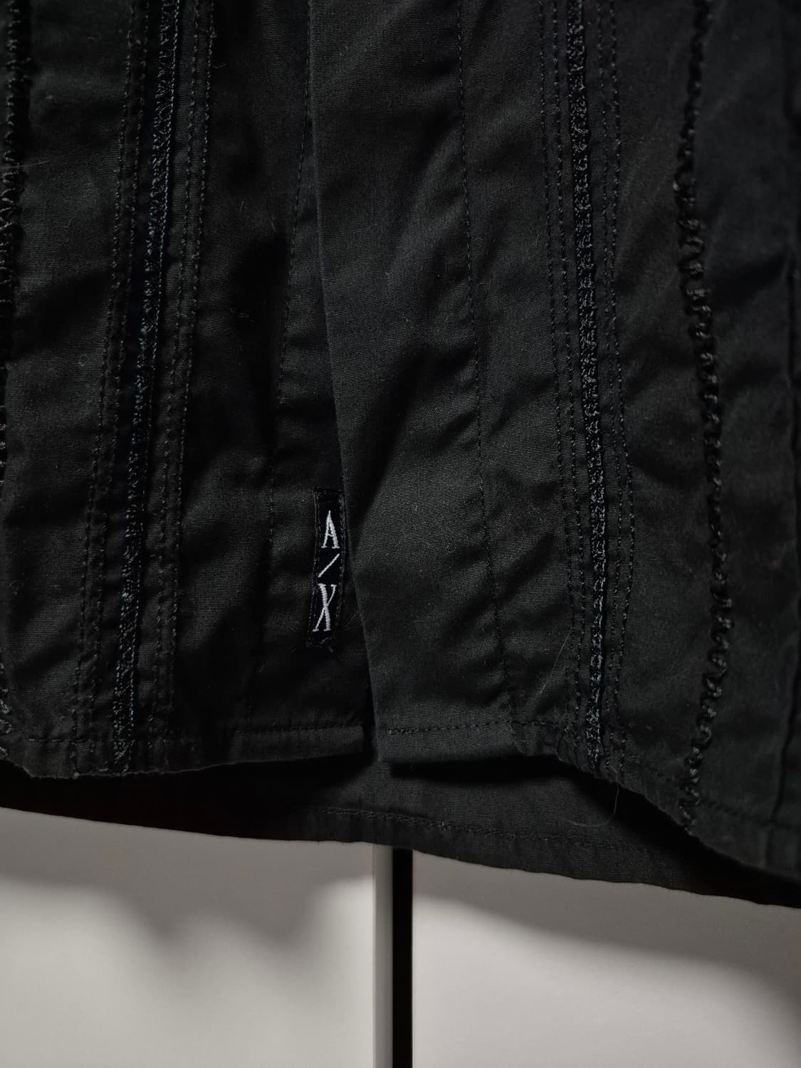 아르마니 익스체인지 고딕 커프스 셔츠 블랙 남성 95~100사이즈 상품이미지3