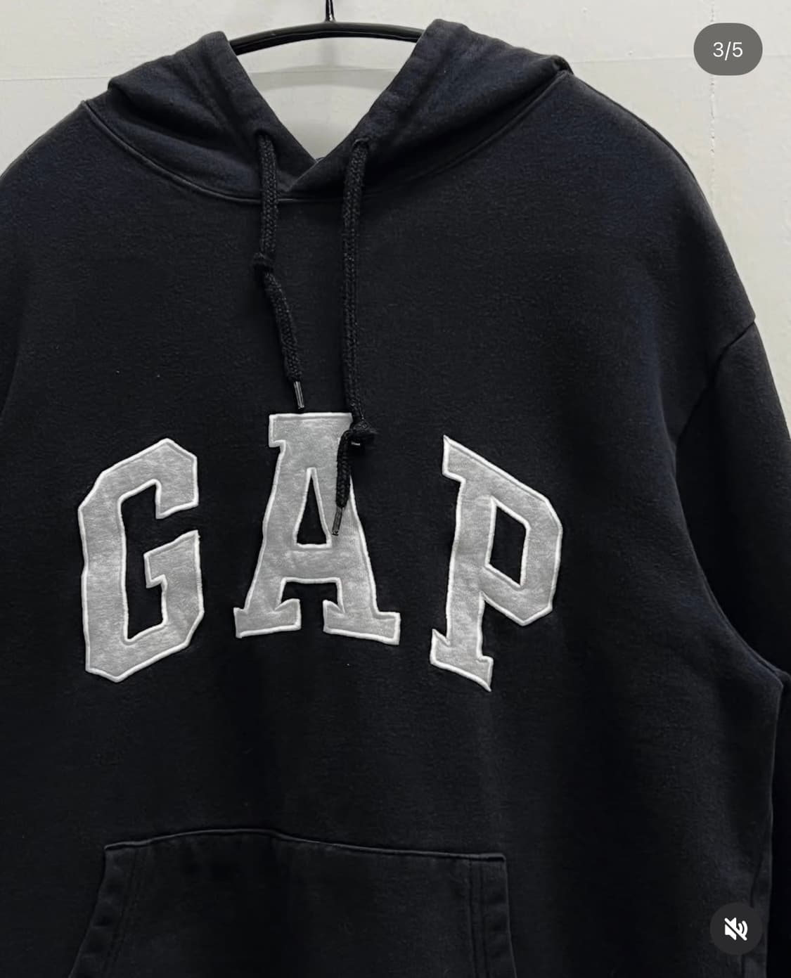 GAP 후드 티 블랙/그레이 상품이미지3