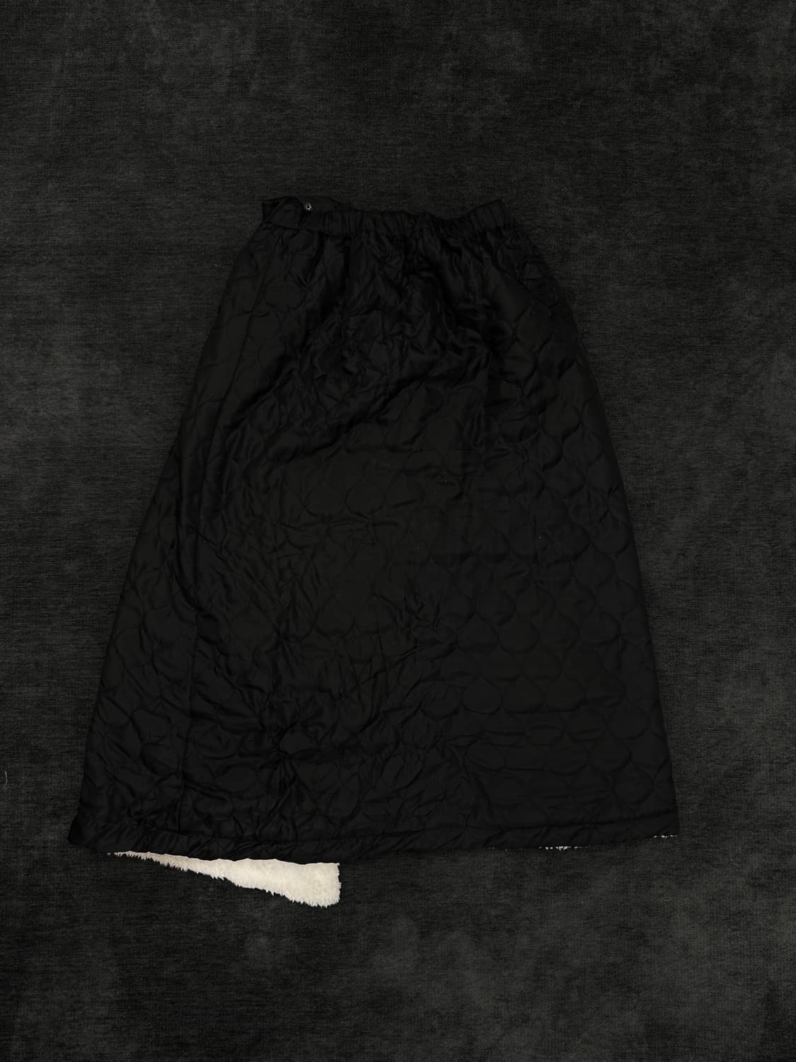 빈티지 플리스 라이닝 랩 스커트 상품이미지4