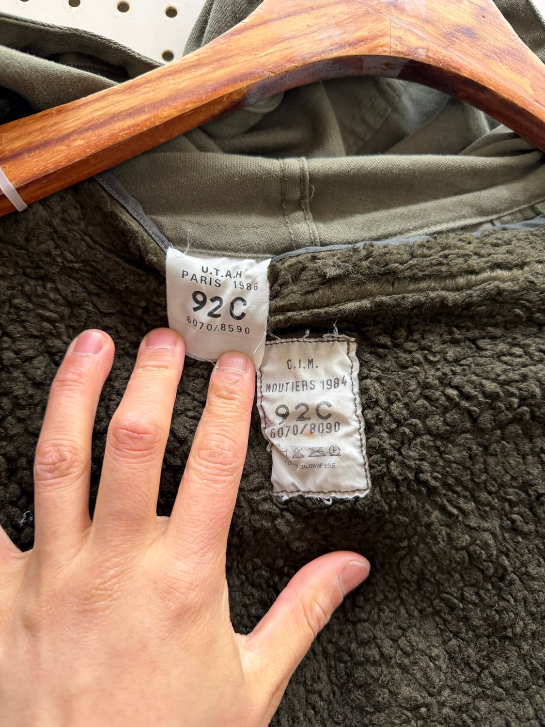 1980s ORIGINAL FRENCH ARMY M64 오리지널 모즈파카 상품이미지7