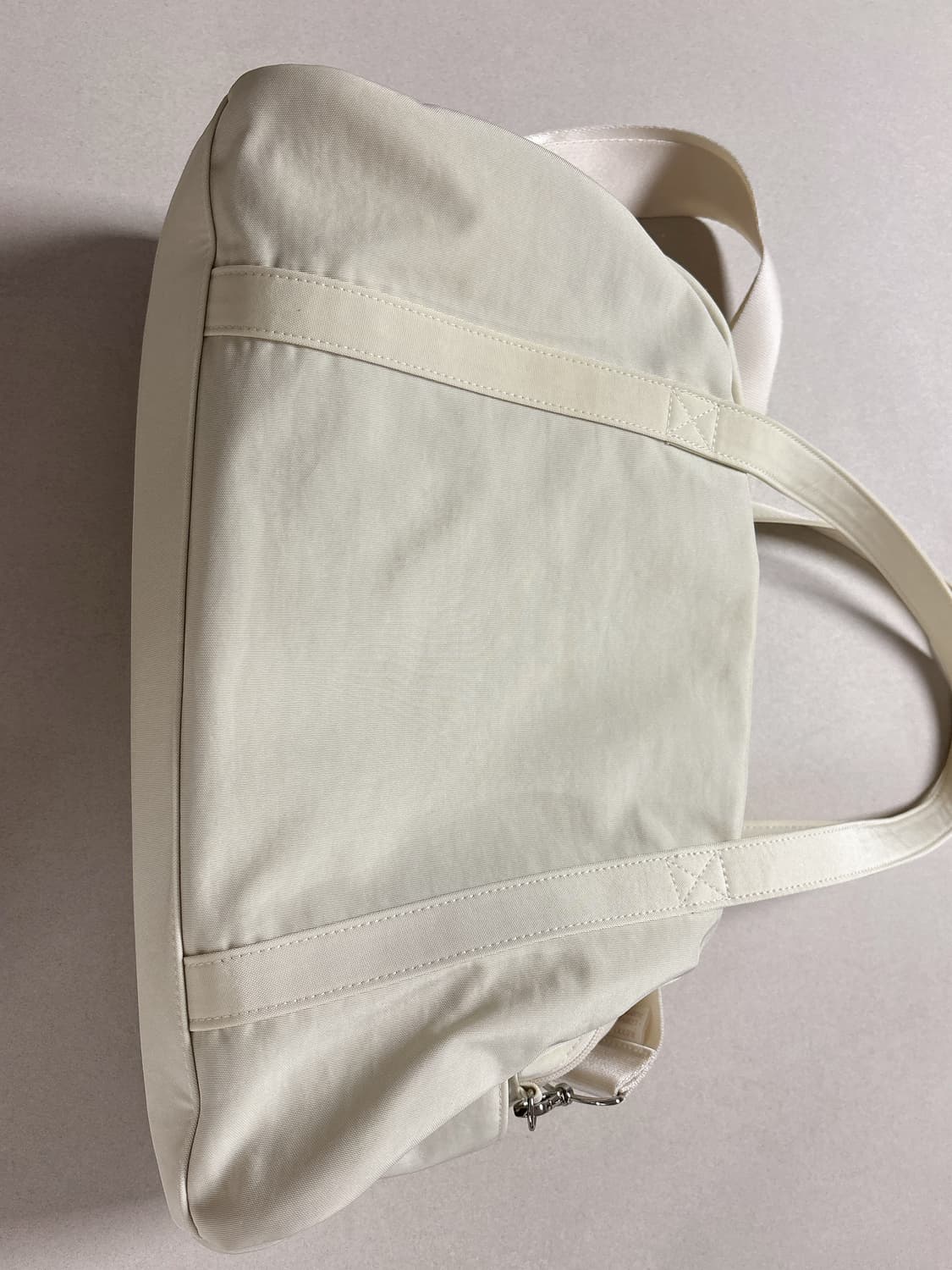 오부니 Daily ribbon gym bag_ivory 데일리 리본 짐백 상품이미지9