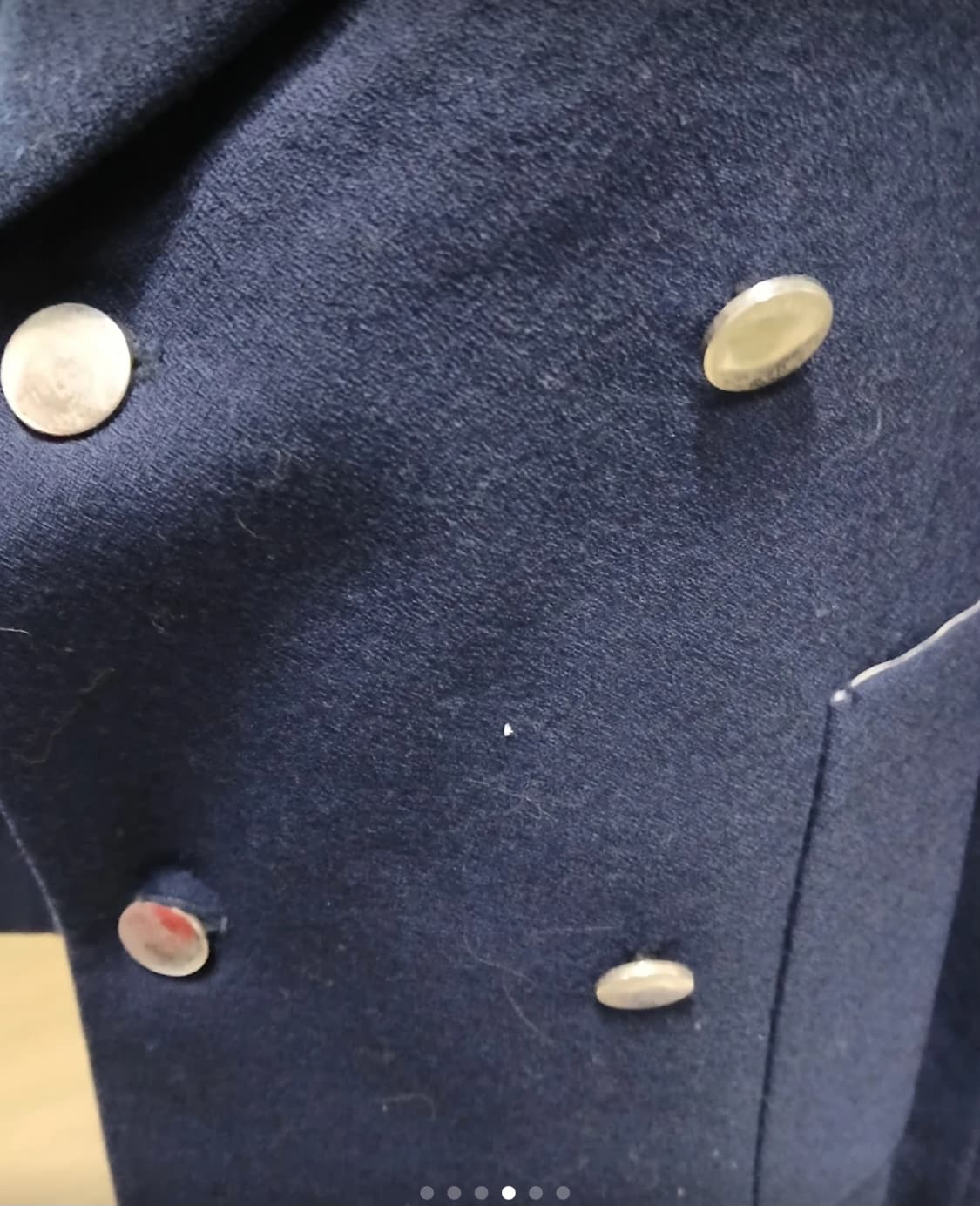 제네럴 아이디어 네이비 더블 자켓 상품이미지3