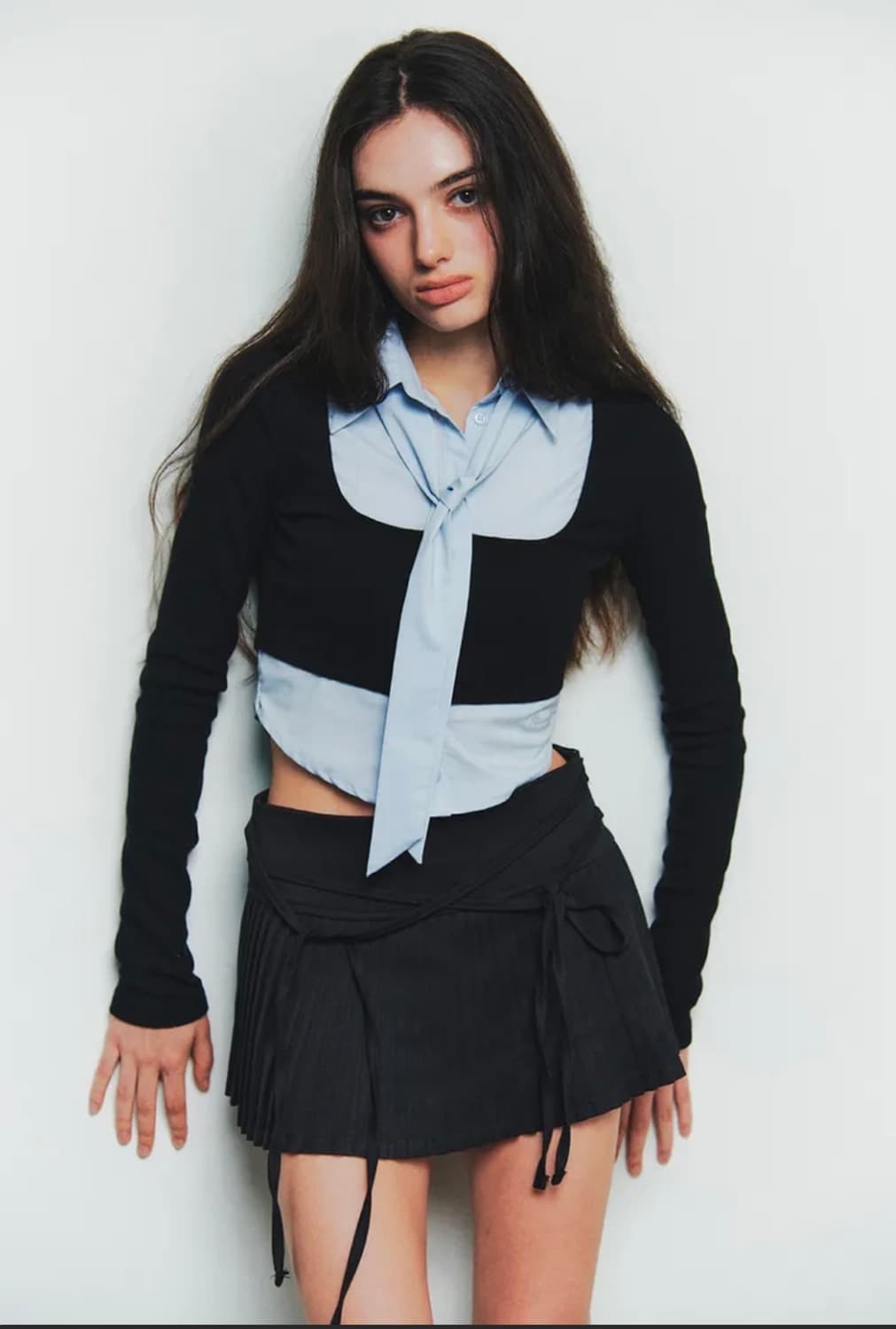 {카리나 착용} 페인오어플레져 evelyn shirt top 상품이미지1