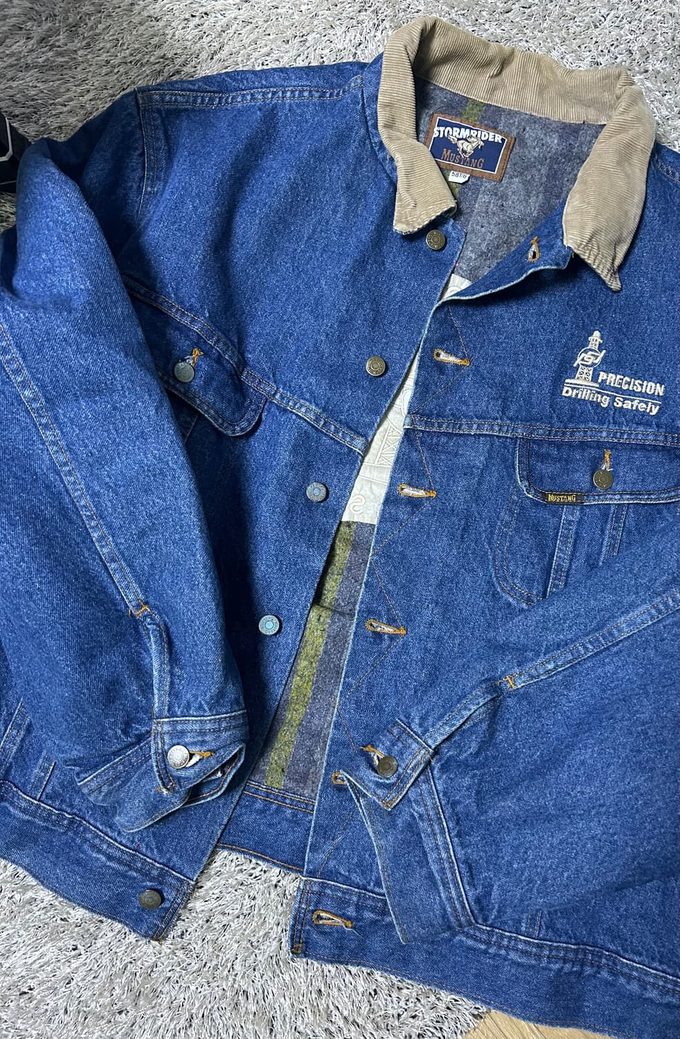 MUSTANG 스톰라이더 청자켓 사이즈 110~115 상품이미지2