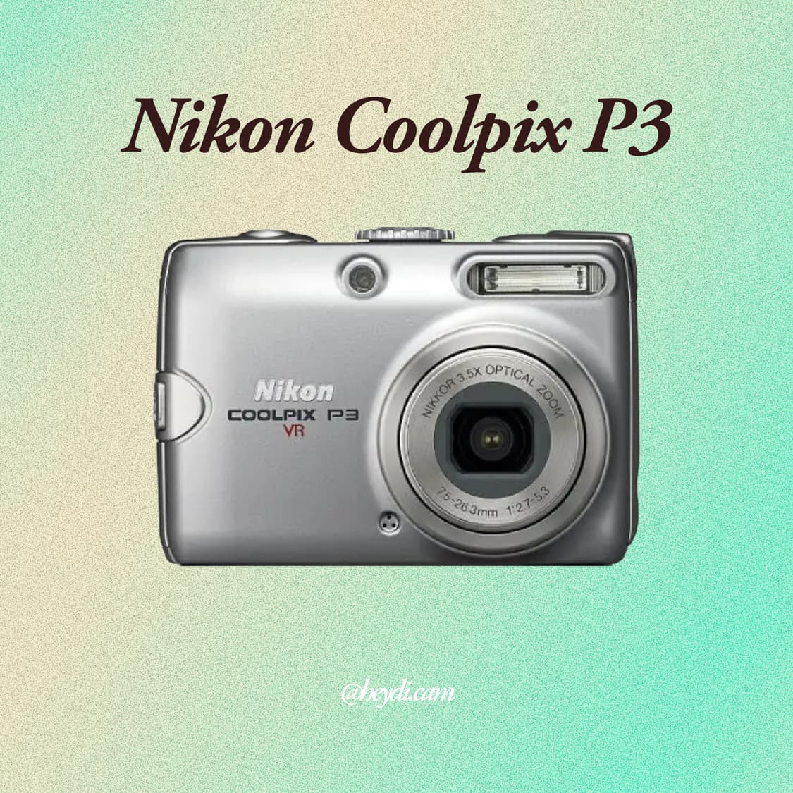 [한글판] 니콘 쿨픽스 NIKON COOLPIX P3 상품이미지1