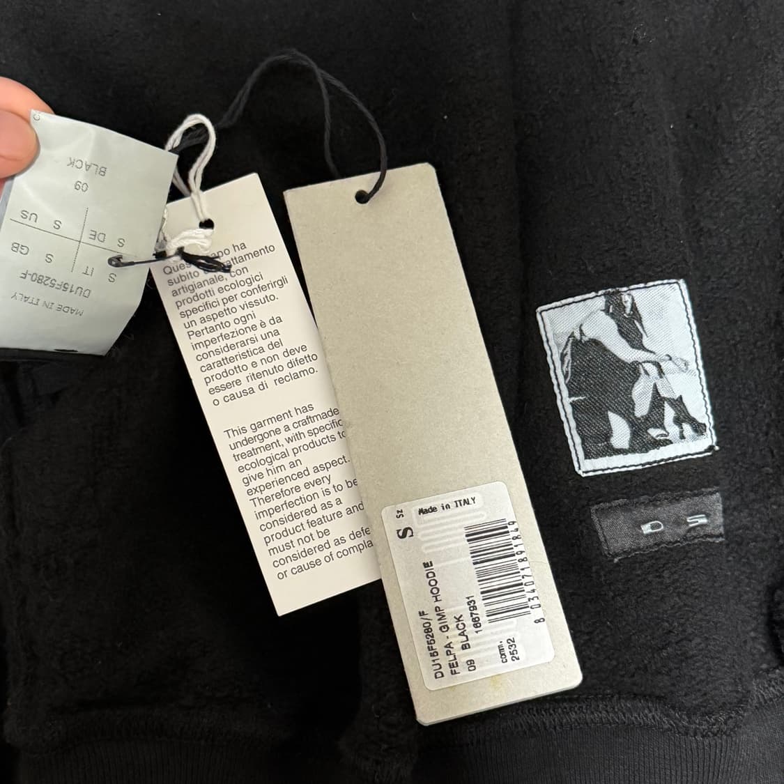 (새상품) 릭오웬스 김프 후드집업 S 상품이미지4