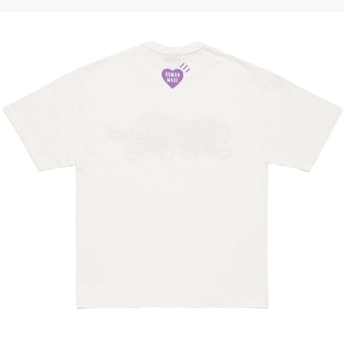 휴먼 메이드 하트 포켓 티셔츠 화이트 - 압구정 스토어 한정 상품이미지2
