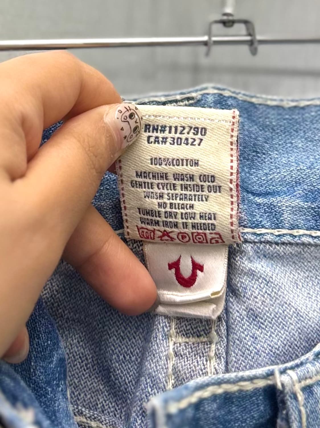 True Religion 트루릴리젼 라이트워시 부츠컷 데님 팬츠 상품이미지8