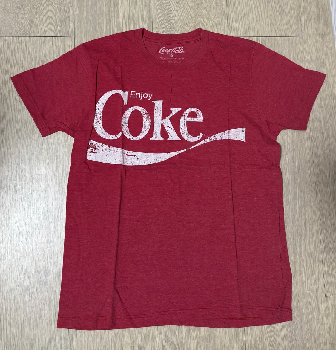 빈티지 코카콜라 오피셜 티셔츠 레드 M 상품이미지2